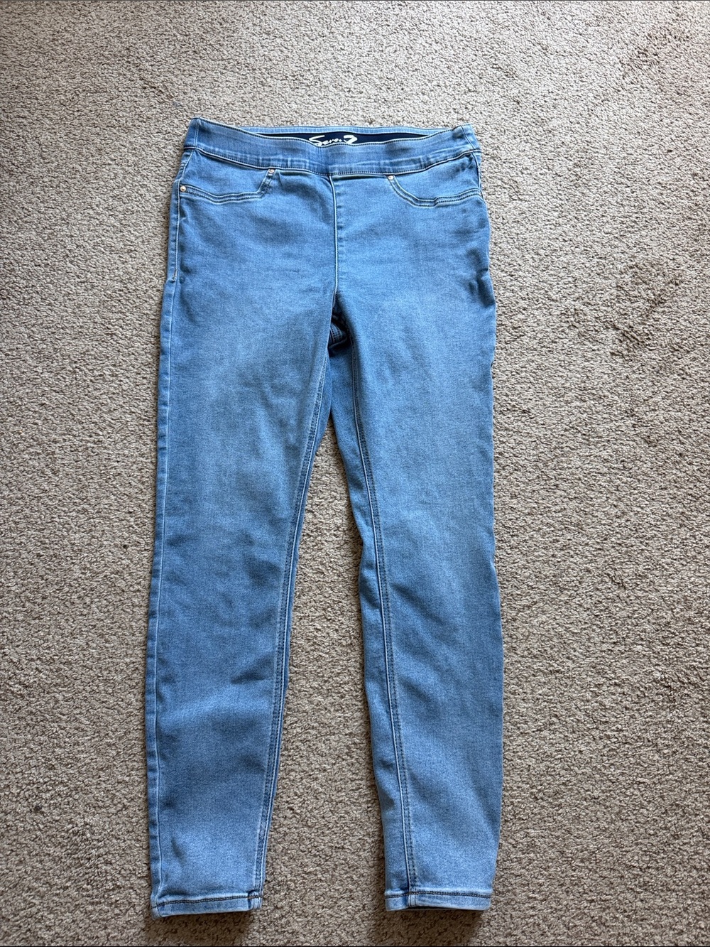 Seven7 Light Blue Stretch Jeggings